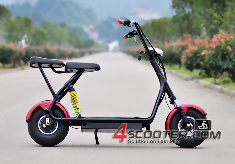 New Mini Citycoco With front and Double Rear suspension 500W 800W Junior Citycoco